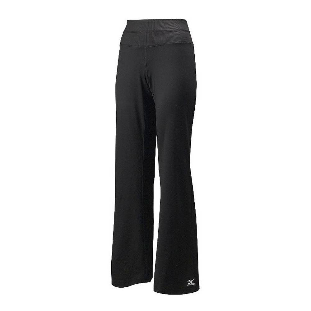 Pantalones Mizuno Nine Collection: Elite Long Mujer Negras Outlet AVCP-78139